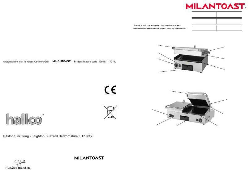 Milantoast 17010 Instructions for use