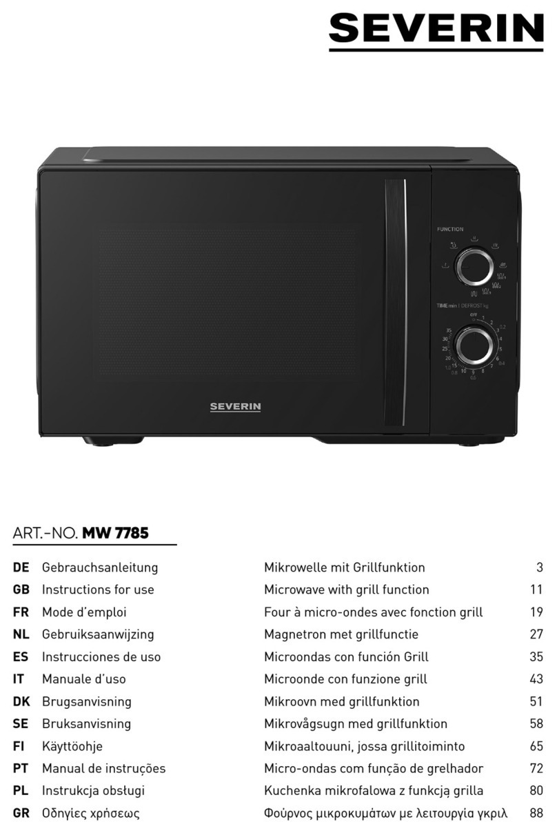 SEVERIN MW 7785 User manual