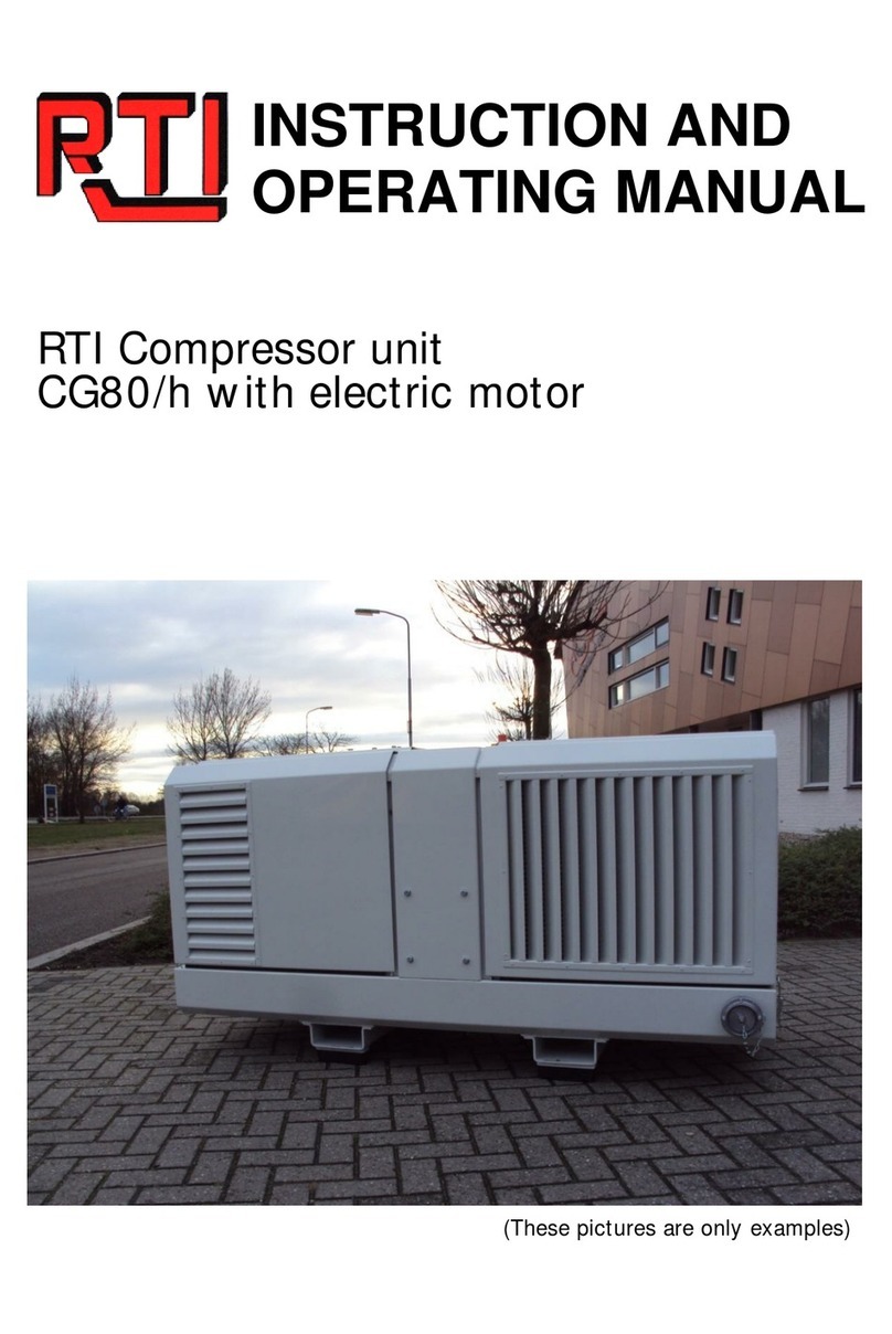 RTI CG80/h Instructions and operating manual