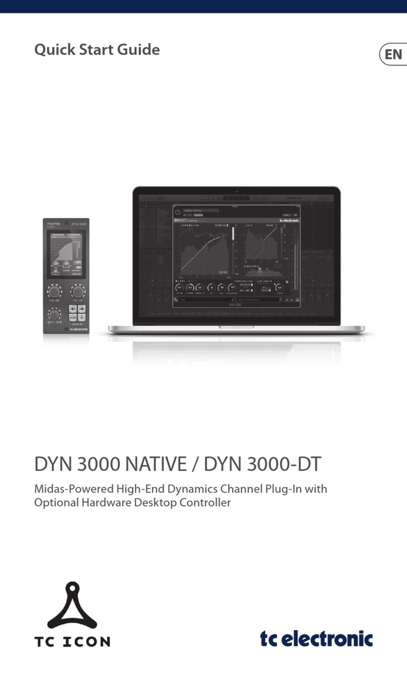 TC Electronic DYN 3000 NATIVE quick start guide TC Electronic DYN 3000 NATIVE quick start guide