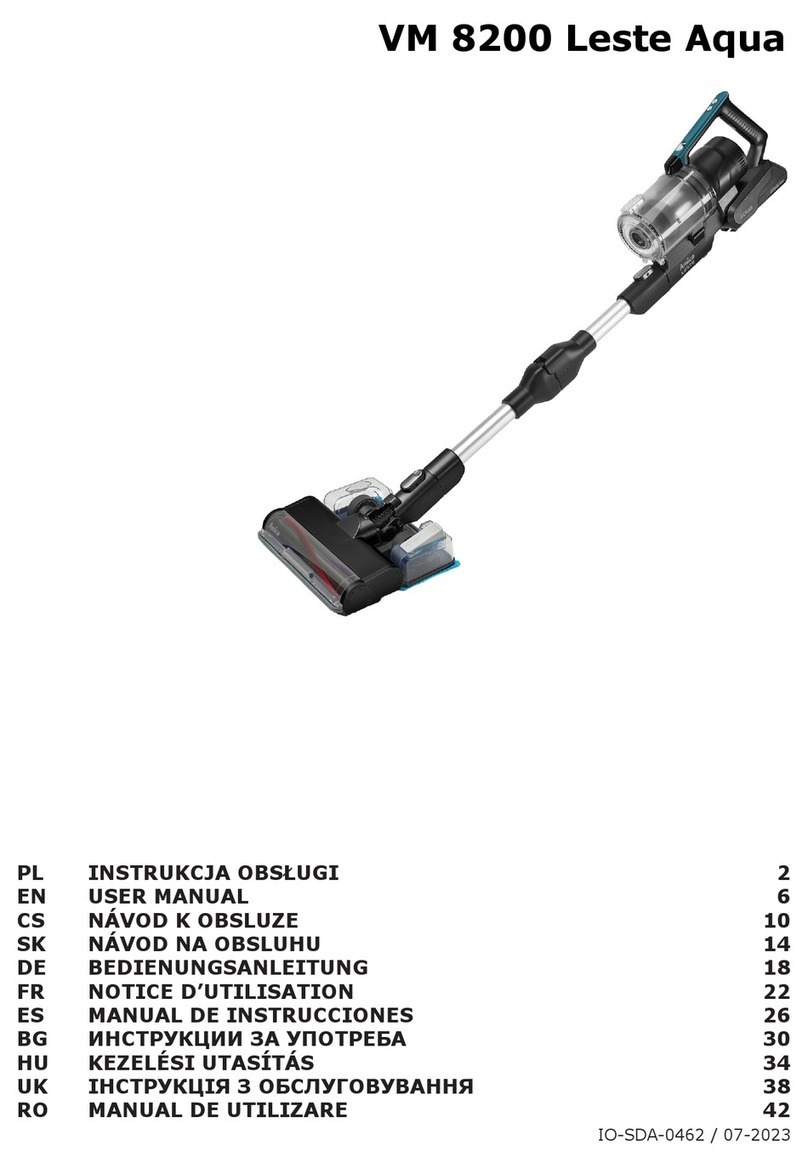 Amica VM 8200 Leste Aqua user manual