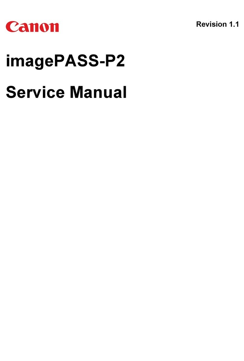Canon imagePASS-P2 Service manual
