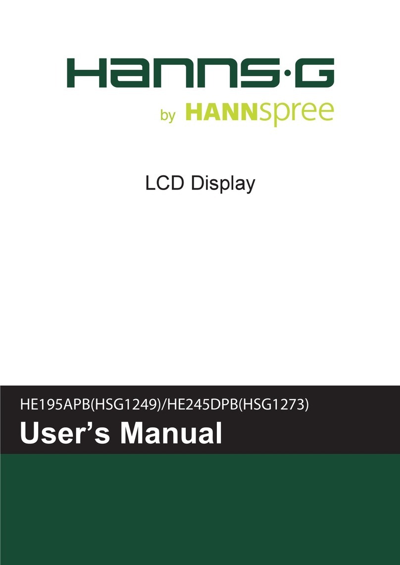 HANNspree Hanns.G HSG1273 User manual