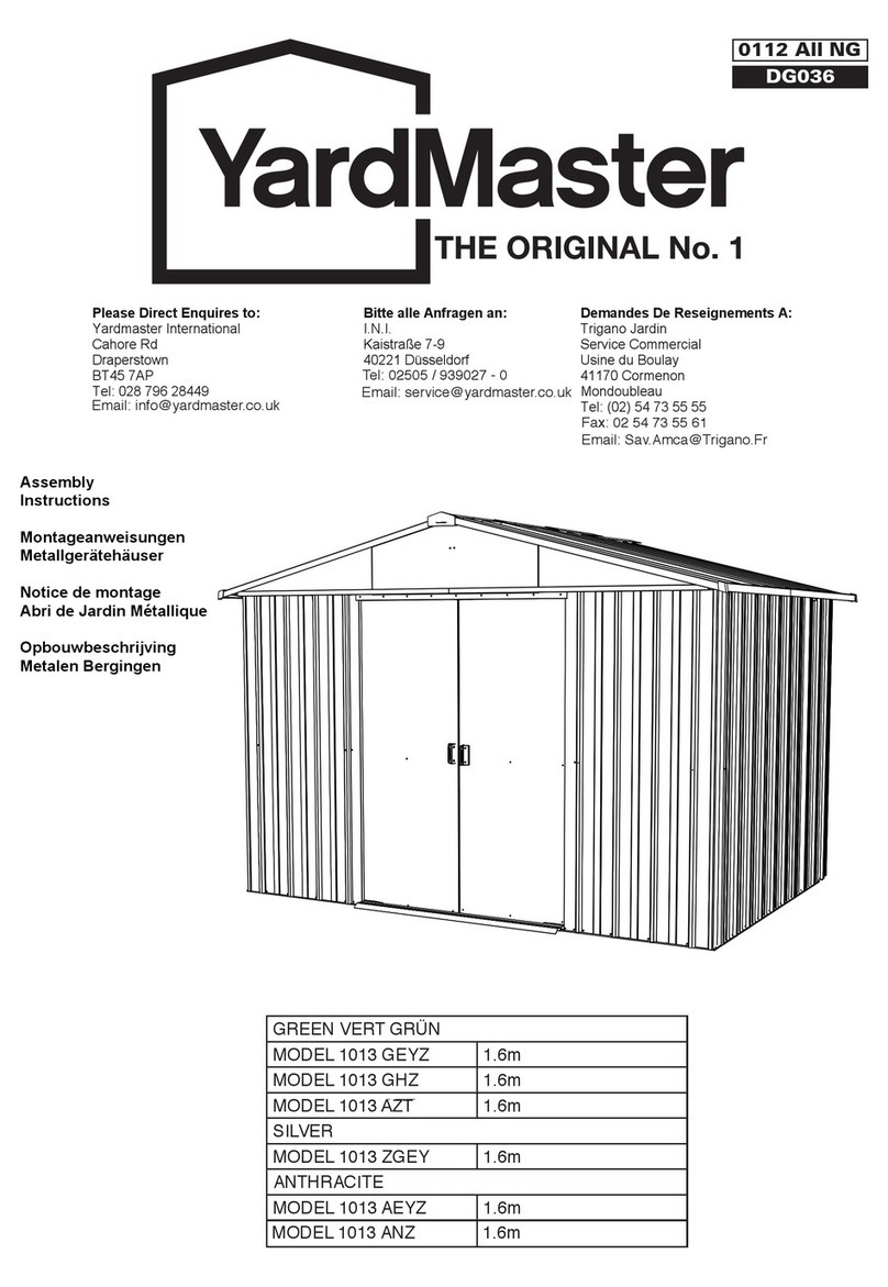 Yardmaster 1013 ANZ User manual