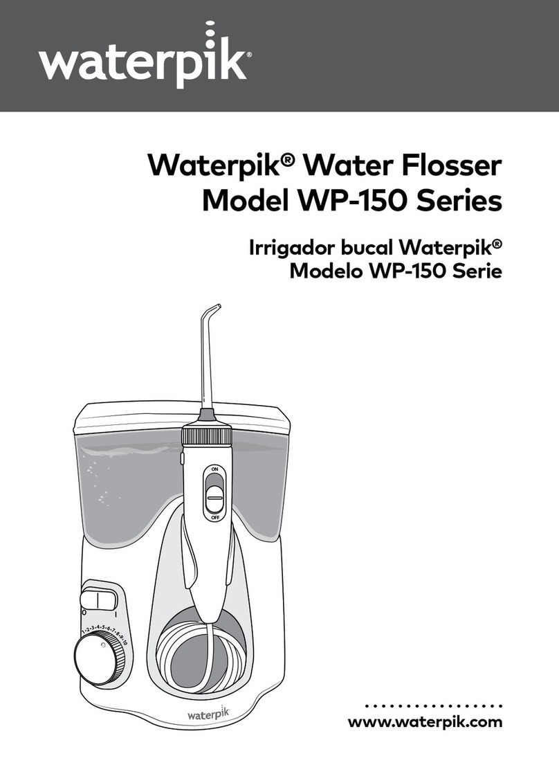 Waterpik Waterflosser WP-150 Series User manual