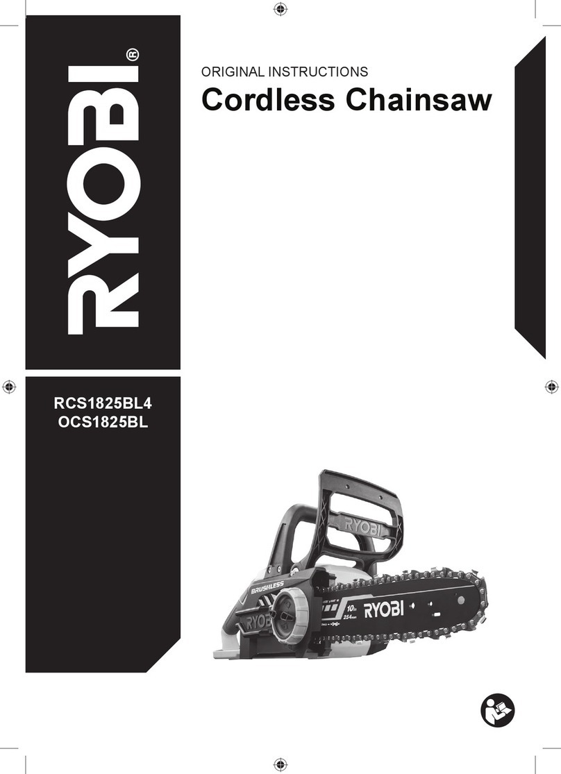 Ryobi RCS1825BL4 User manual Ryobi RCS1825BL4 User manual