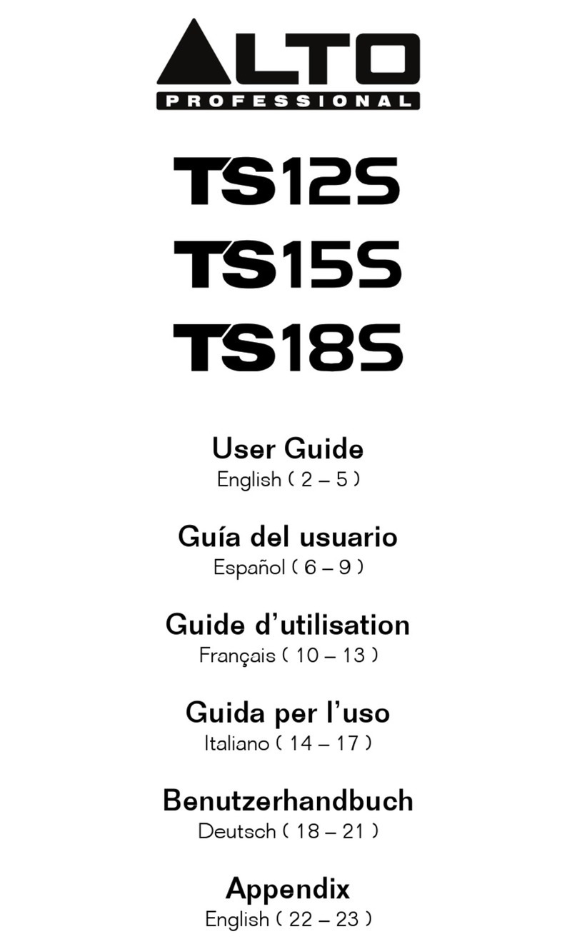 Alto Professional TS Series user guide