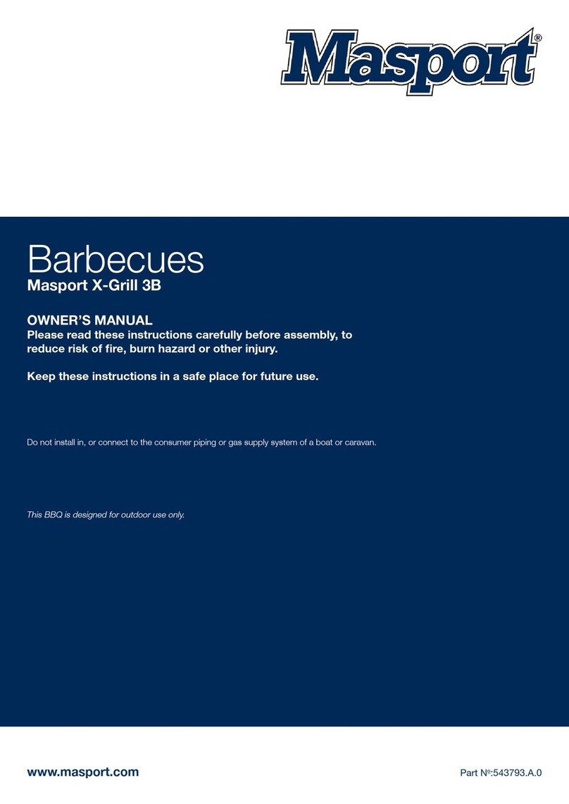 Masport X-Grill 3B User manual