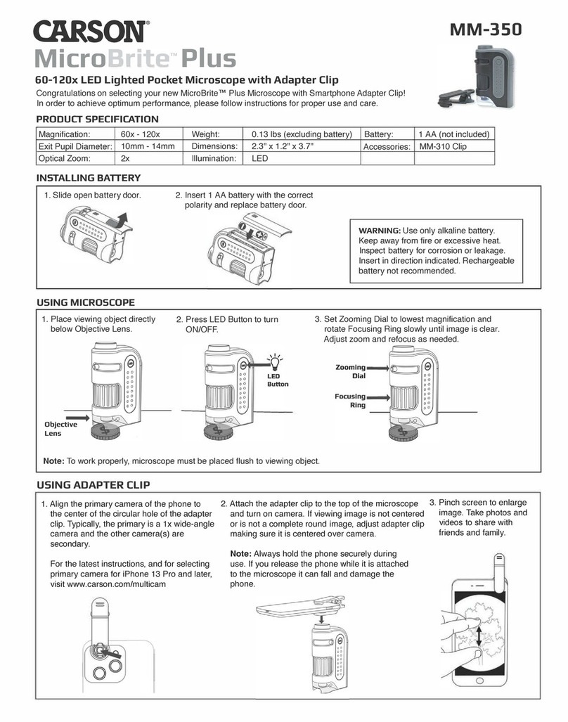 Carson MicroBrite Plus instructions