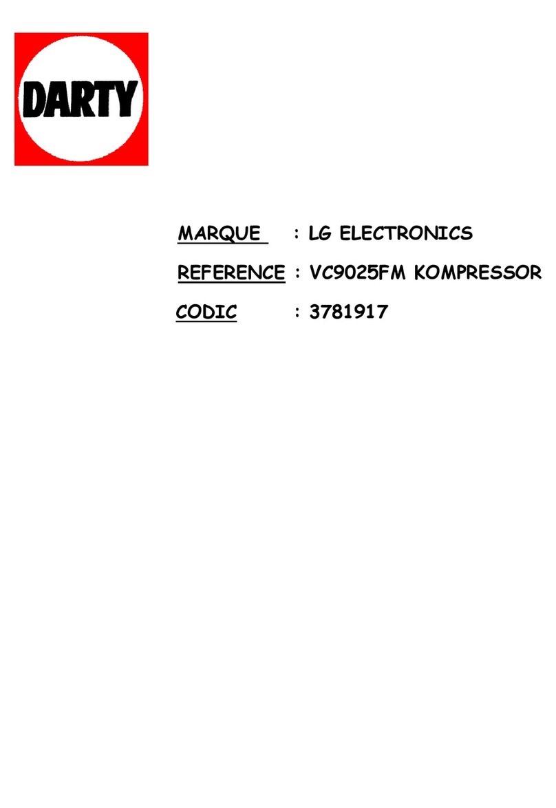 LG FOLLOW ME VC9025FM owner's manual
