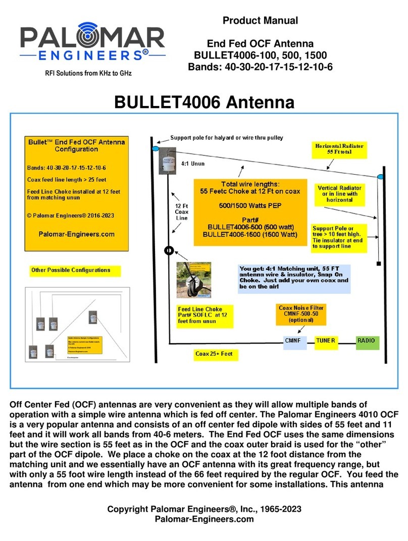 Palomar BULLET4006 product manual