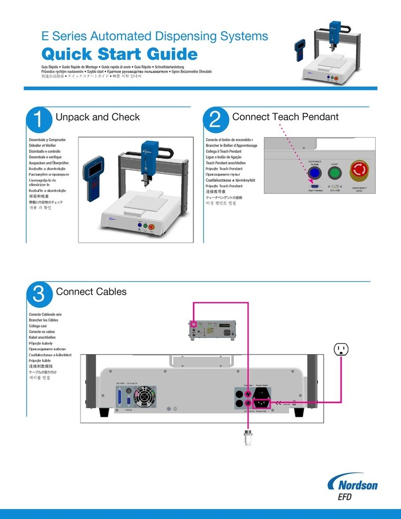 Nordson EFD E series quick start guide