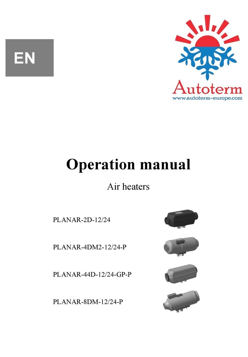 AUTOTERM PLANAR-4DM2-12/24-P Operation manual AUTOTERM PLANAR-4DM2-12/24-P Operation manual