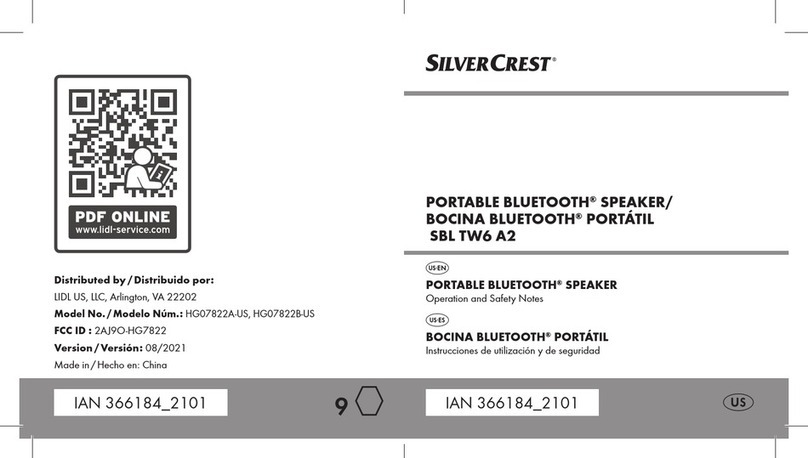 Silvercrest SBL TW6 A2 User manual