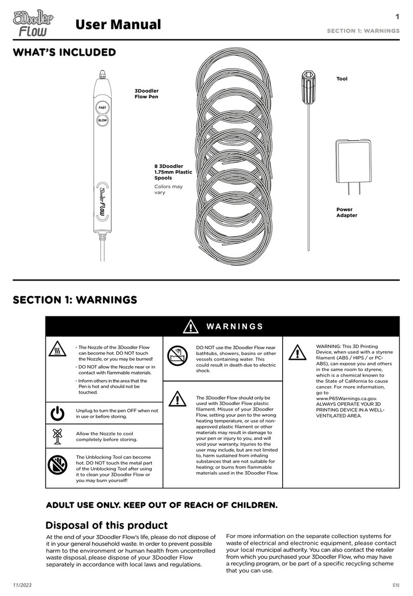 3Doodler Flow user manual
