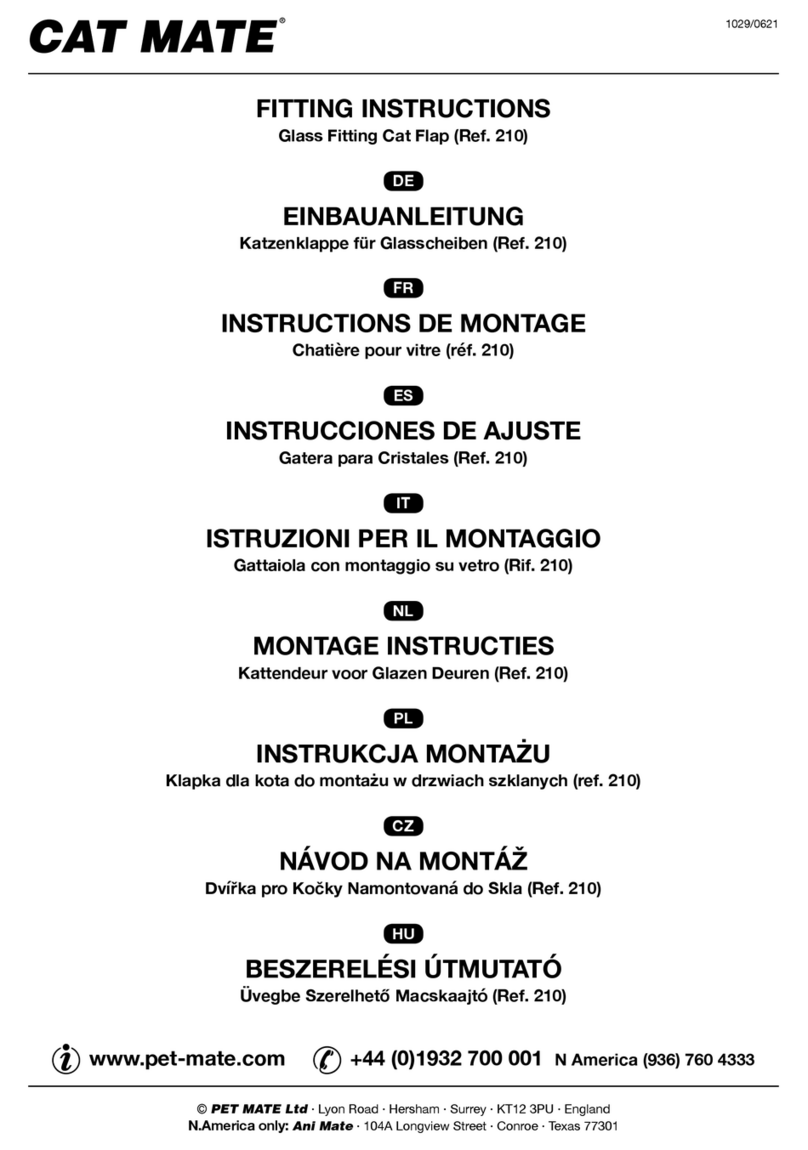 CAT MATE 210 User manual