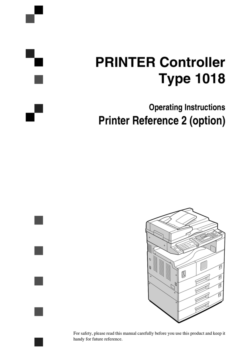 Ricoh Aficio 1018 operating instructions