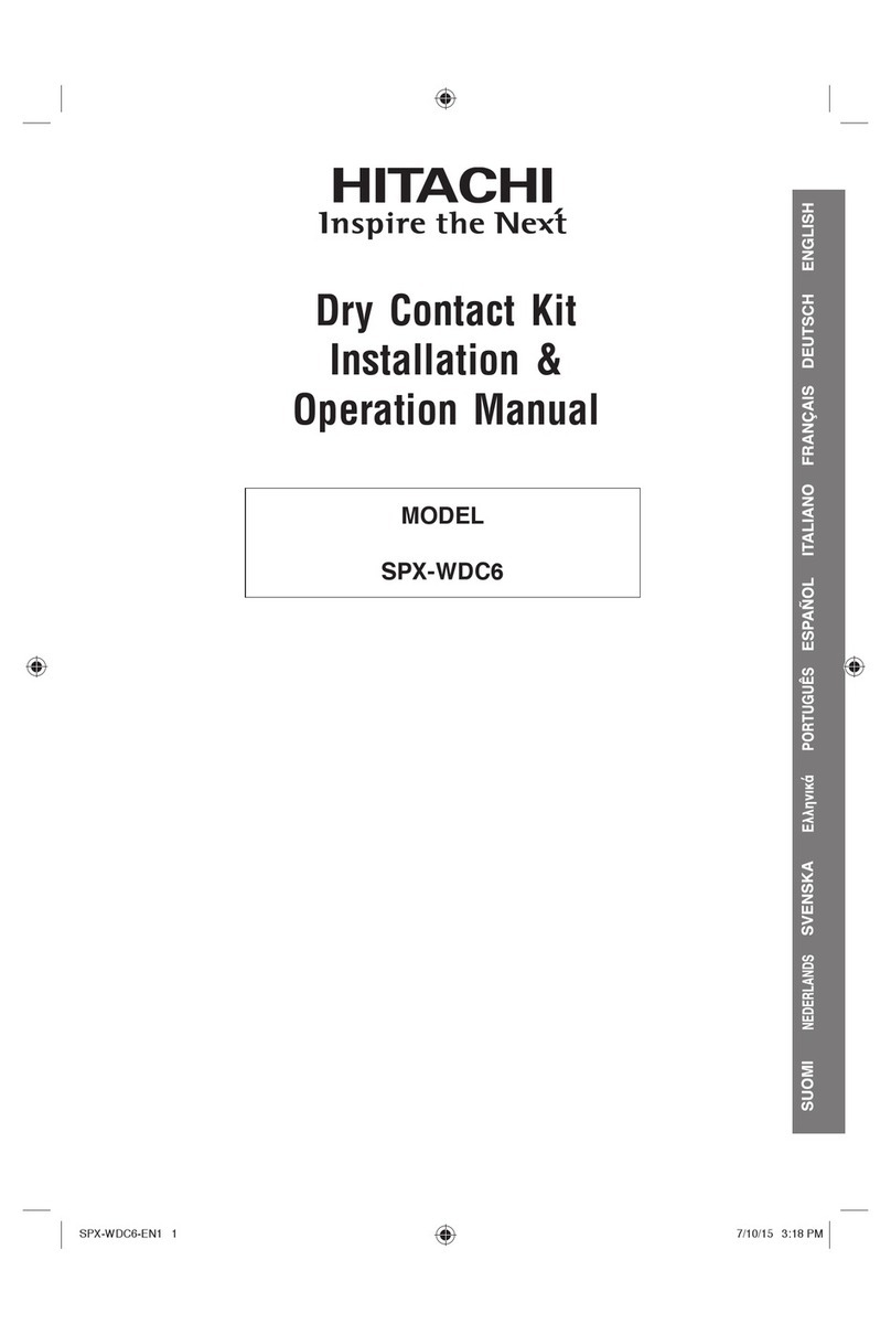 Hitachi SPX-WDC6 User manual