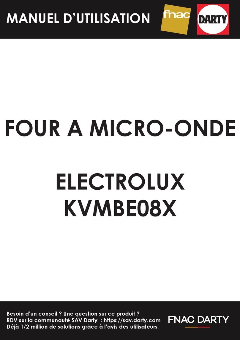 Electrolux KVMBE08X user manual