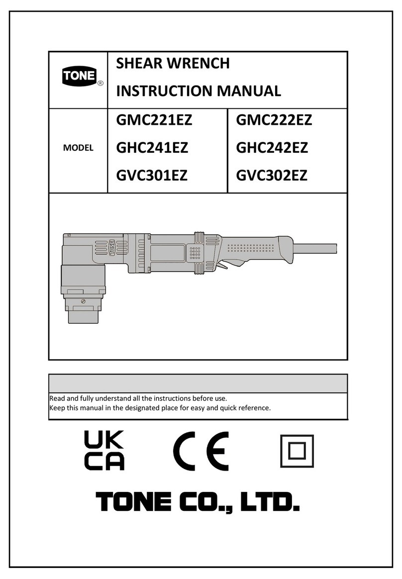 Tone GMC221EZ instruction manual