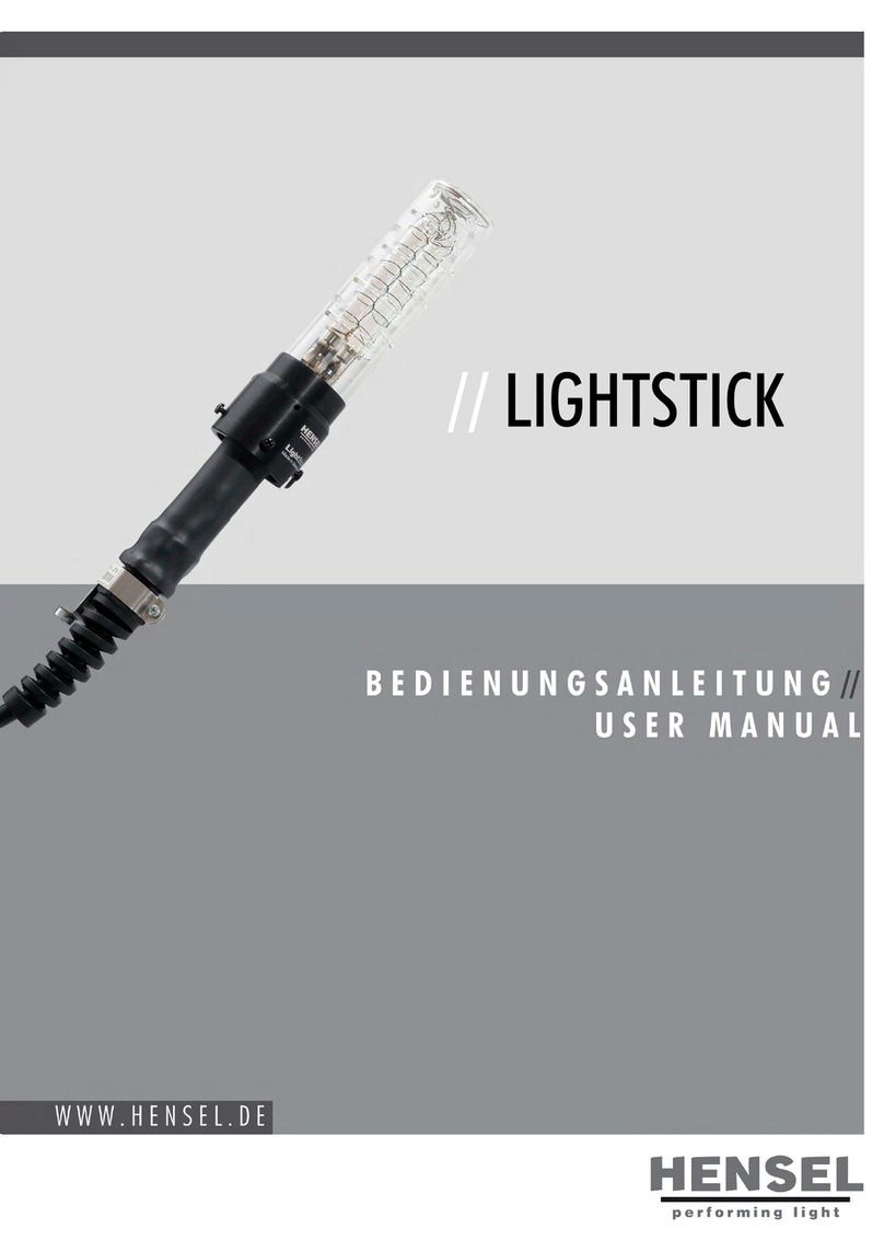 Hensel LIGHTSTICK user manual