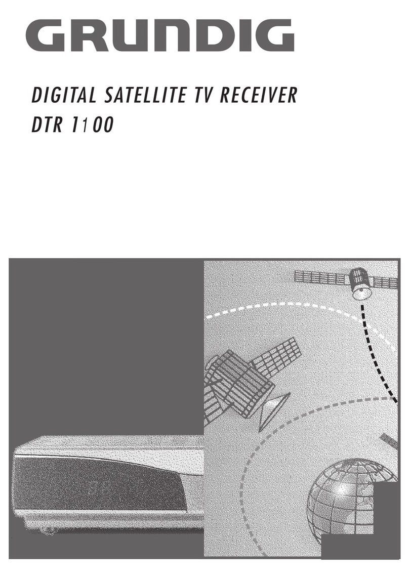 Grundig DTR 1100 User manual Grundig DTR 1100 User manual