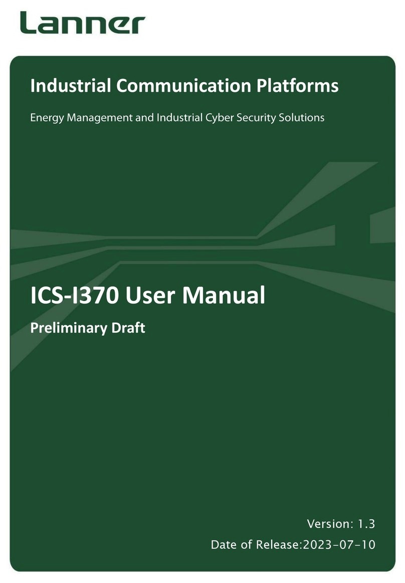 Lanner ICS-I370 user manual