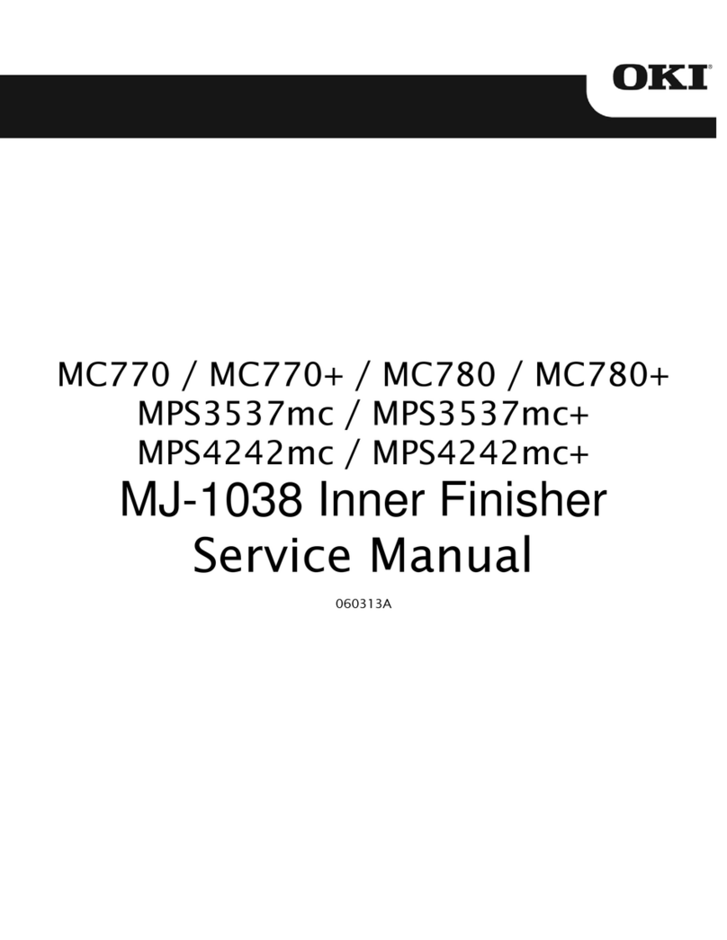 Oki MJ-1038 Service manual