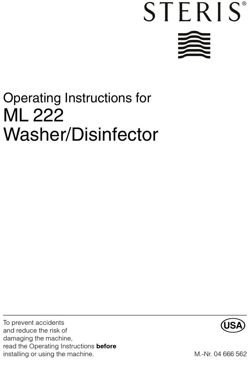Steris ML 222 operating instructions