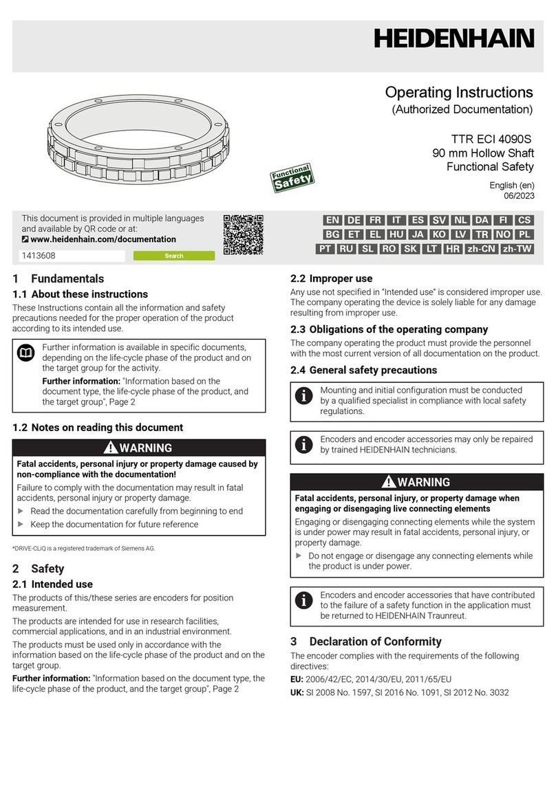 HEIDENHAIN TTR ECI 4090S operating instructions HEIDENHAIN TTR ECI 4090S operating instructions