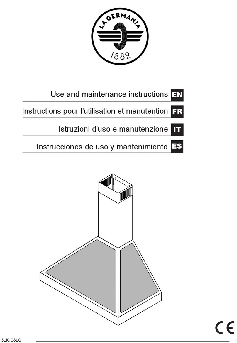 La Germania K90AMHXA/19 Use and maintenance instructions