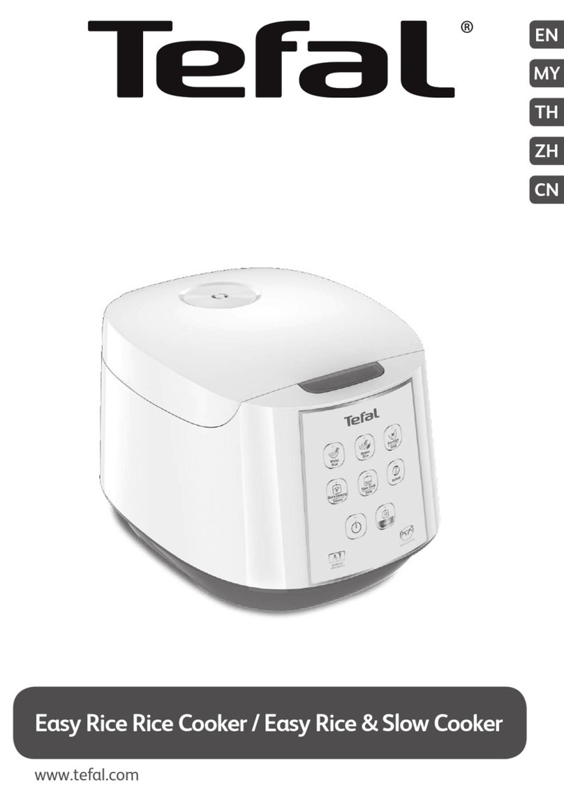 TEFAL Easy Rice Rice Cooker User manual