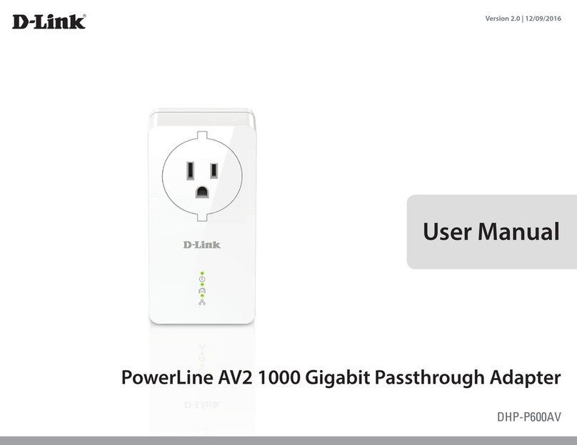 D-Link DHP-P600AV User manual D-Link DHP-P600AV User manual