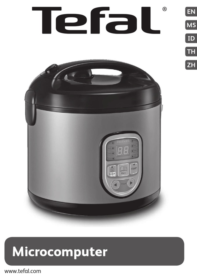 TEFAL MICROCOMPUTER manual