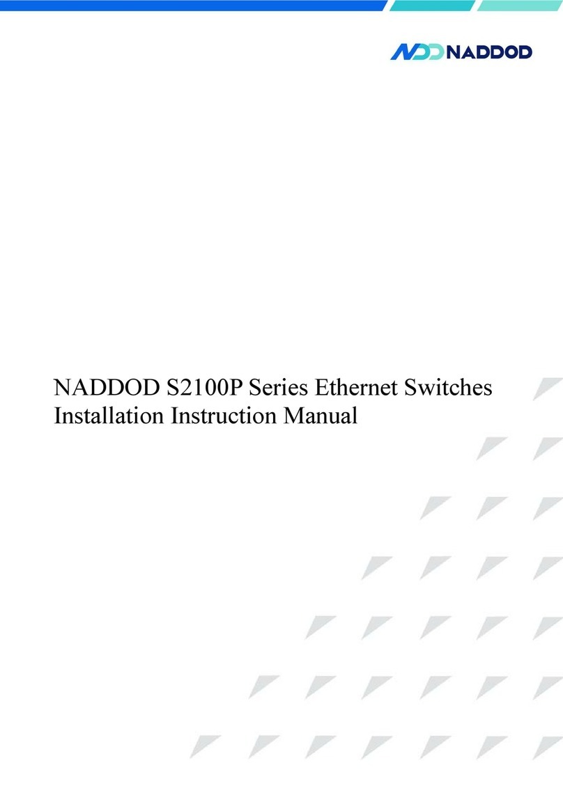 NADDOD S2100P Series Installation instructions manual NADDOD S2100P Series Installation instructions manual