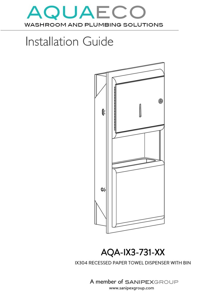 Sanipex AQUAECO AQA-IX3-731 Series installation guide