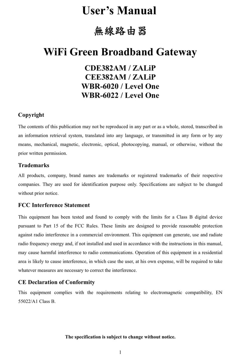 Advance Multimedia Internet Technology CDE382AM user manual