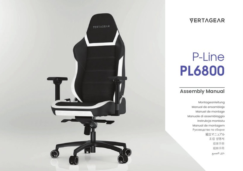 Vertagear P-Line PL6800 Assembly manual
