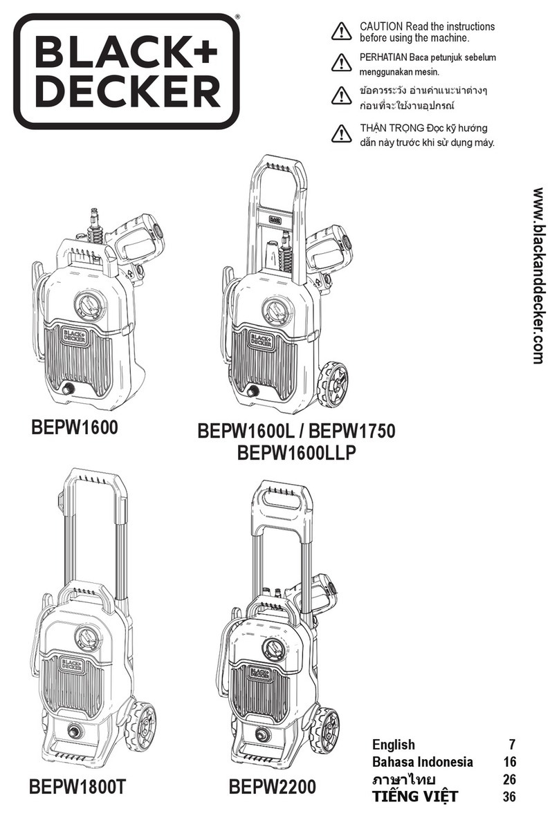 Black & Decker BEPW1600LLP User manual