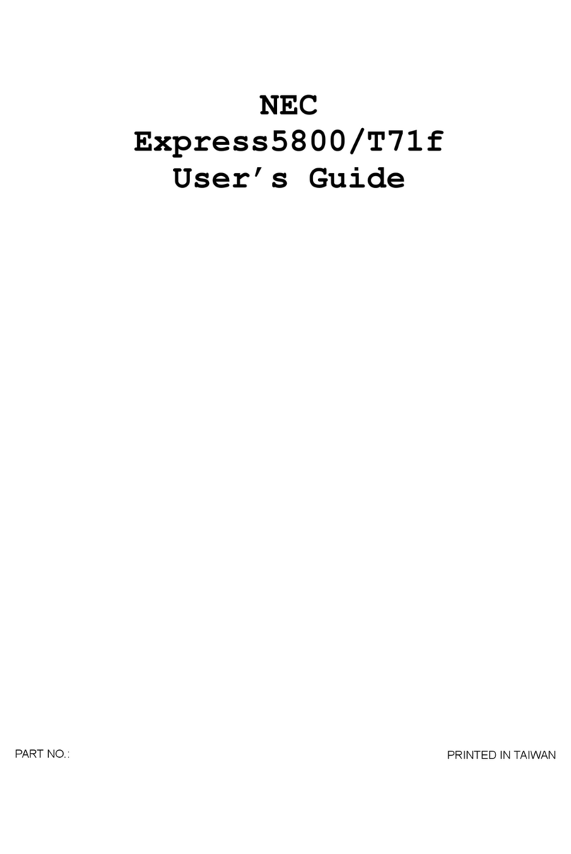 NEC Express5800/T71f User manual