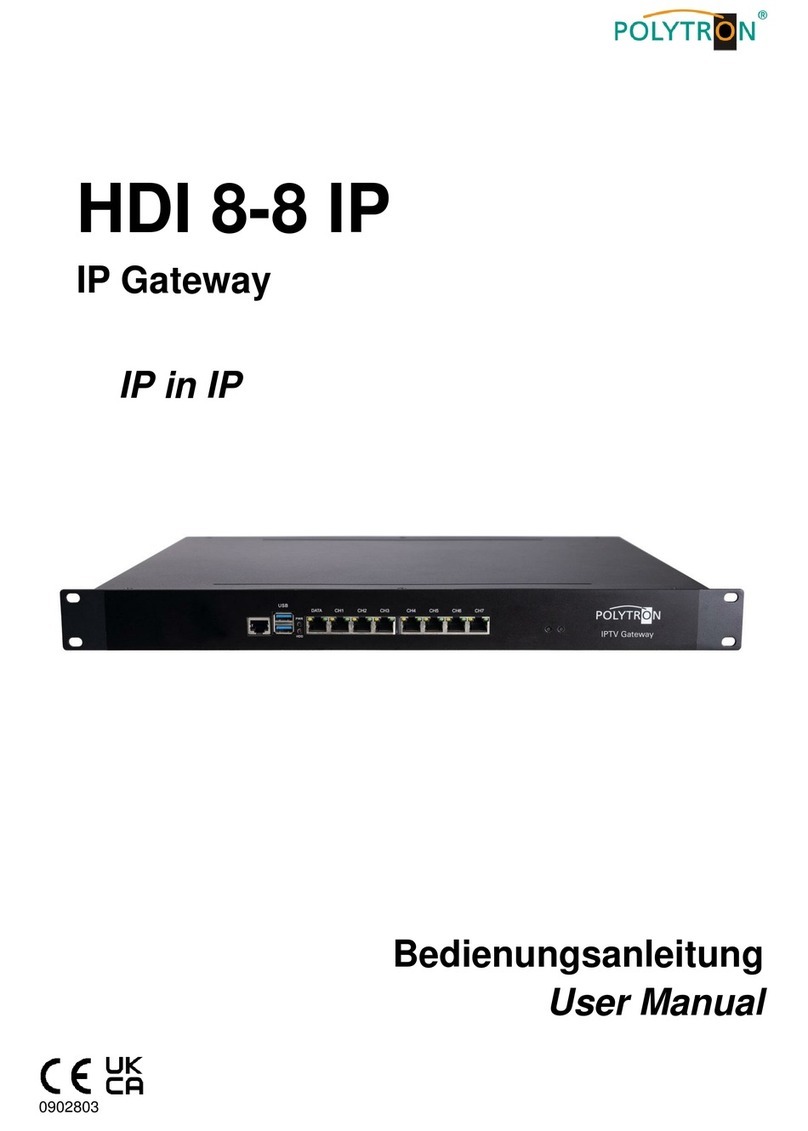 Polytron HDI 8-8 IP user manual
