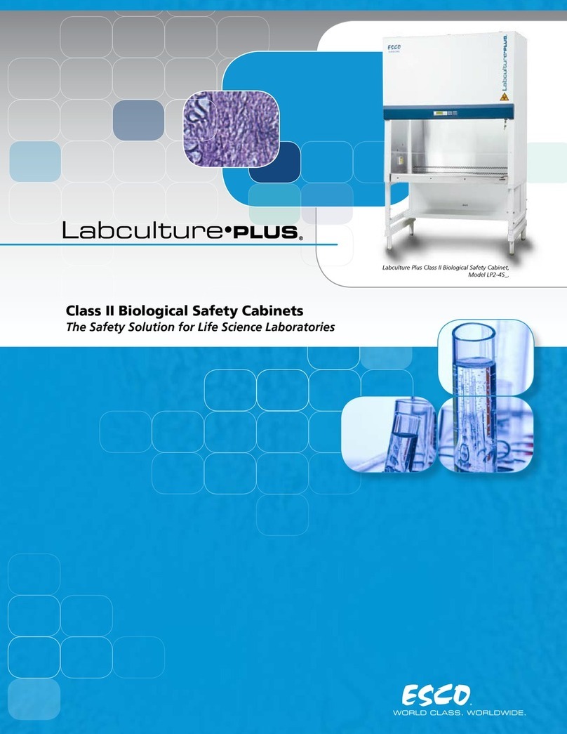 Esco Labculture PLUS LP2-4S Series manual