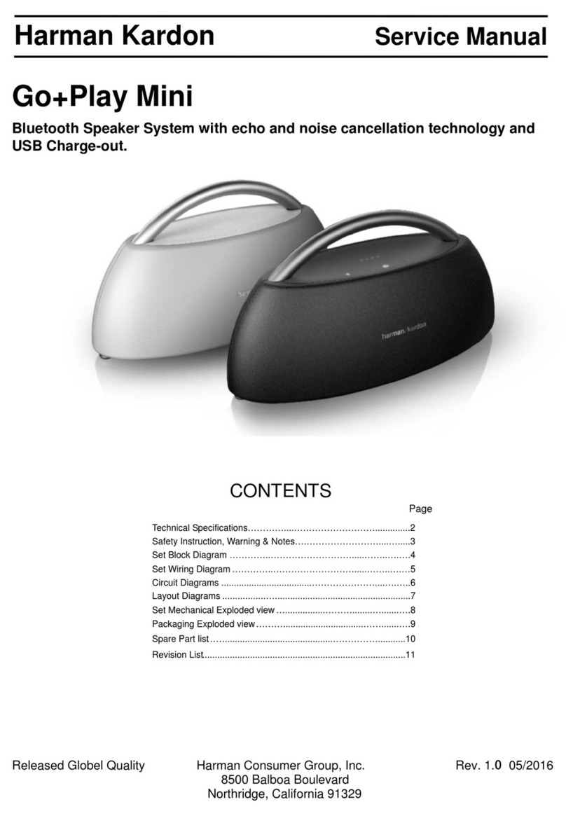 Harman Kardon Go+Play Mini Service manual