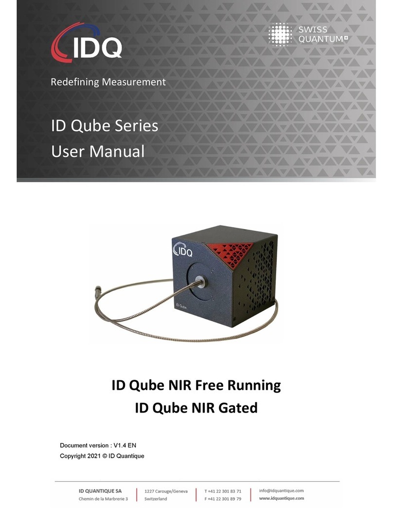 Id Quantique ID Qube Series user manual