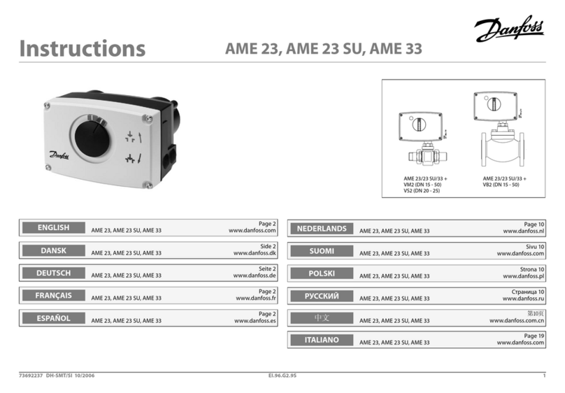 Danfoss AME 23 User manual