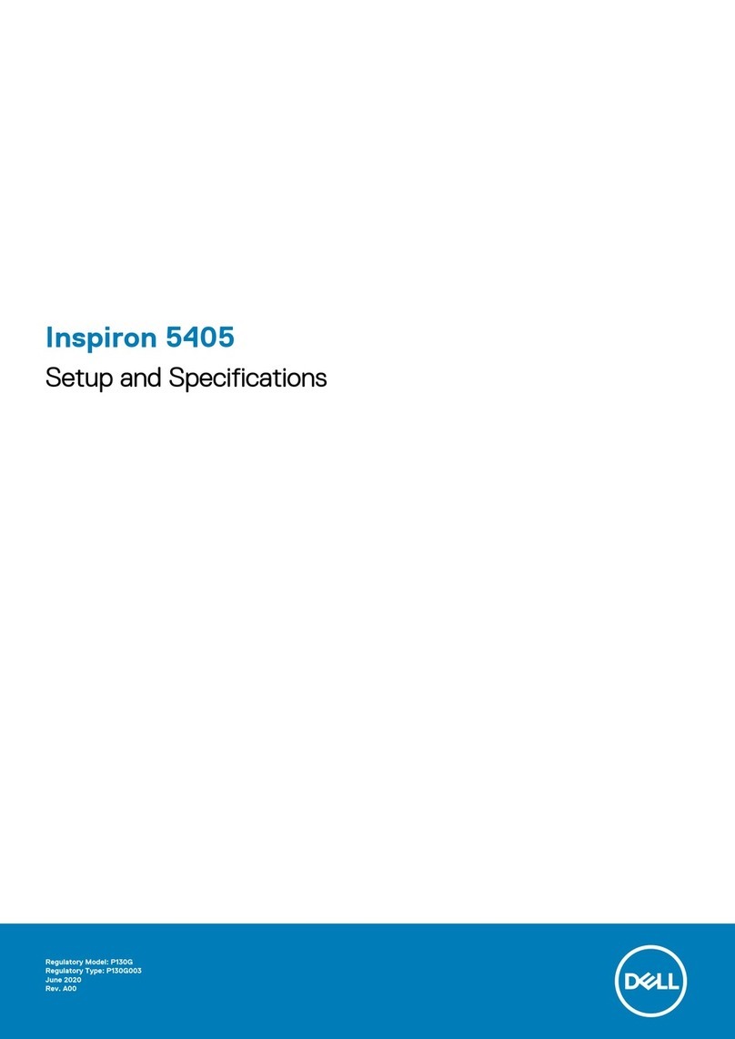Dell Inspirion 5405 Operation and maintenance manual