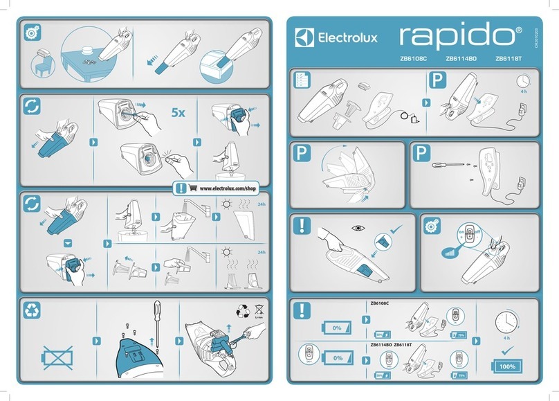 Electrolux rapido ZB6108C manual