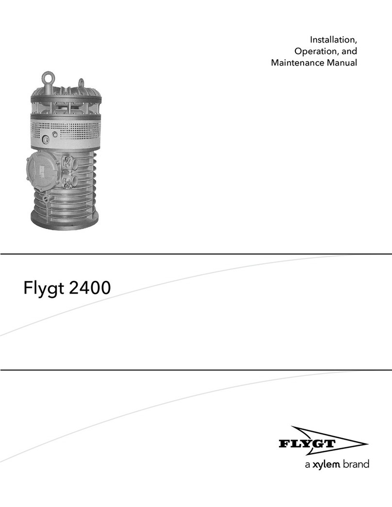 Xylem Flygt 2400 Installation, operation and maintenance manual