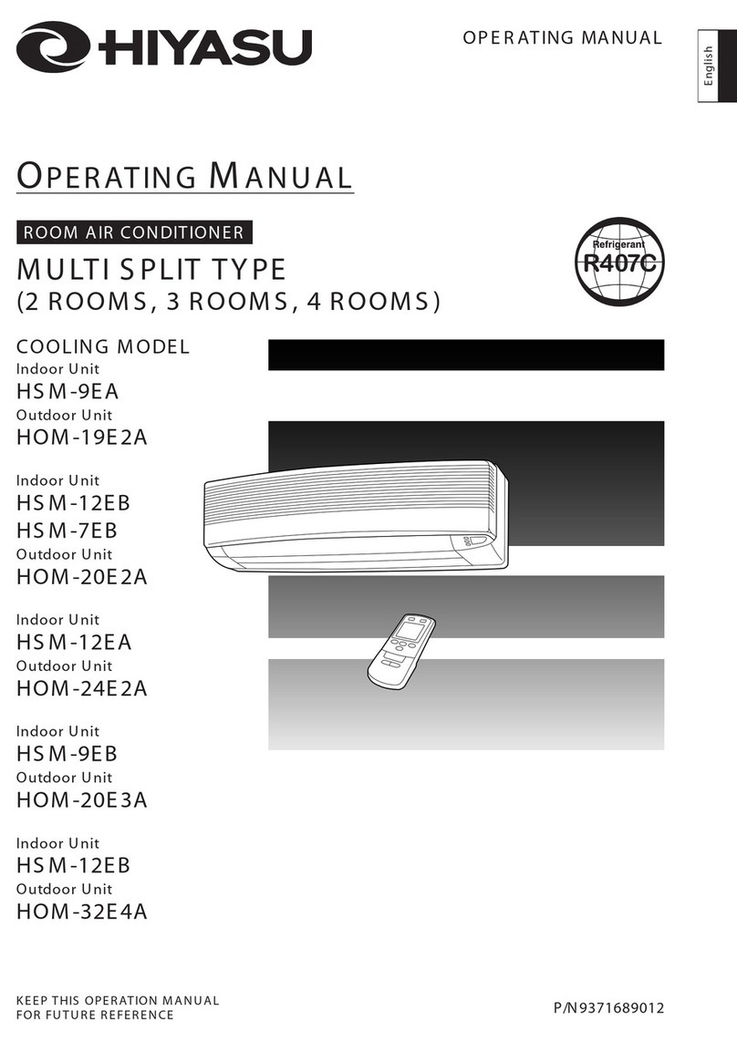 Hiyasu HSM-9EA User manual