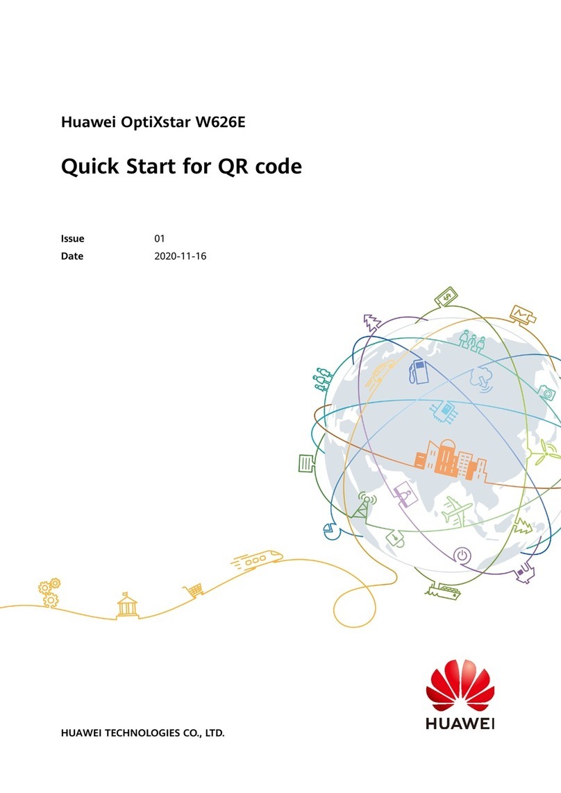 Huawei OptiXstar W626E User manual Huawei OptiXstar W626E User manual